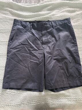 John W. Nordstrom Men's Flat-Front Shorts in Blue